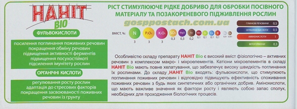 удобрекние нанит биологическое