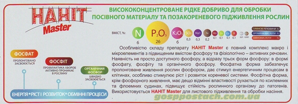 удобрение мастер