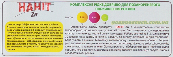 цинк наниты украина
